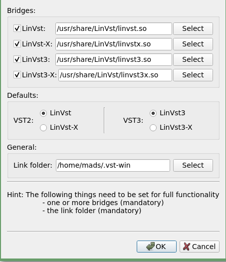 linvstmanager preferences