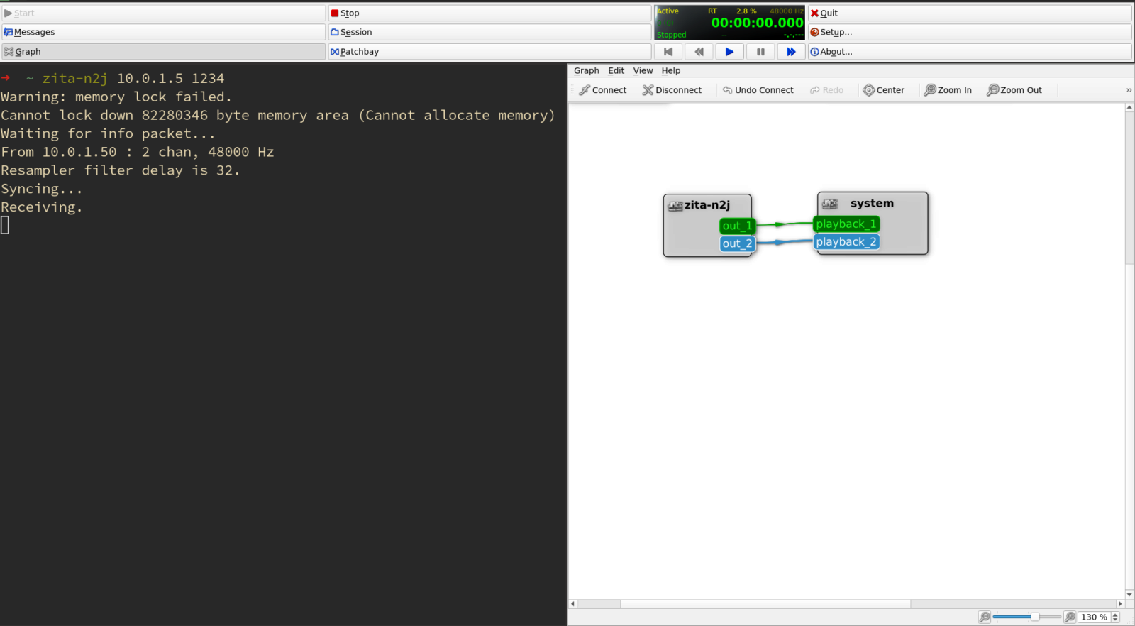 success - this is what it should look like on your host computer