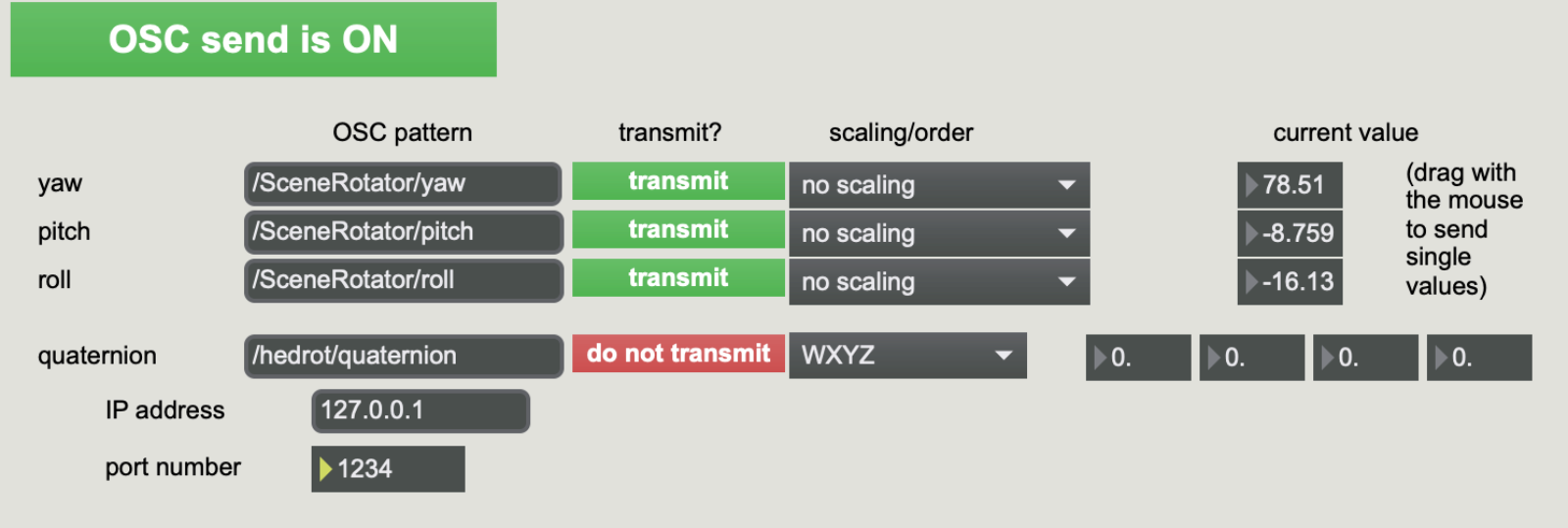 transmitting